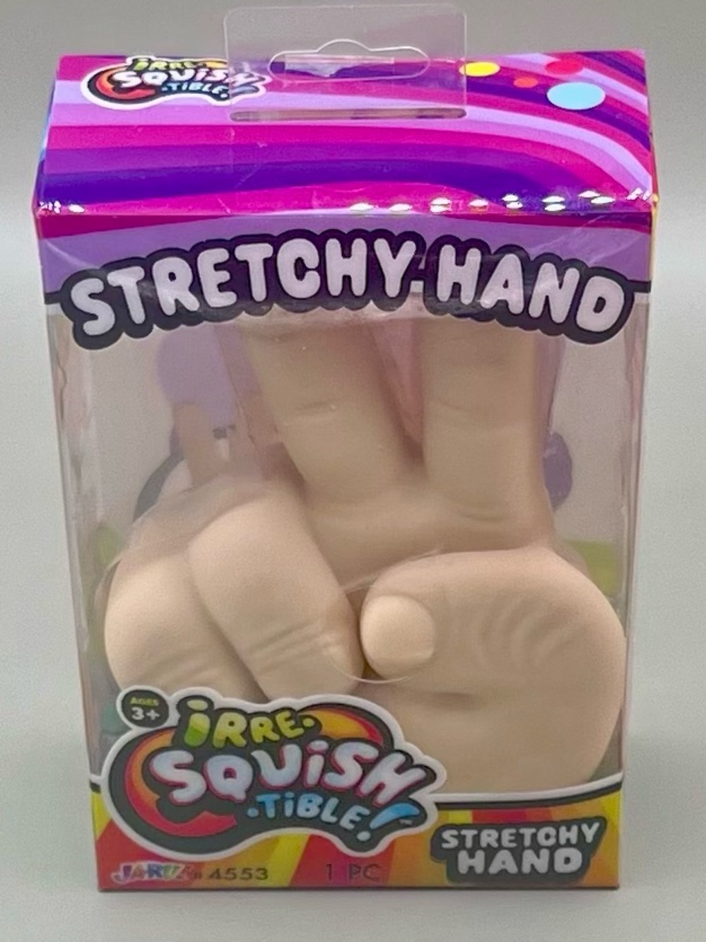 Squishy STRETCHY HAND PEACE SIGN Squishy Strecth Toy 5” By JARU Viral👉